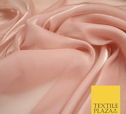22 COLOURS - Soft Crystal Organza Shimmer Sheer Voile Draping Veil Dress Fabric