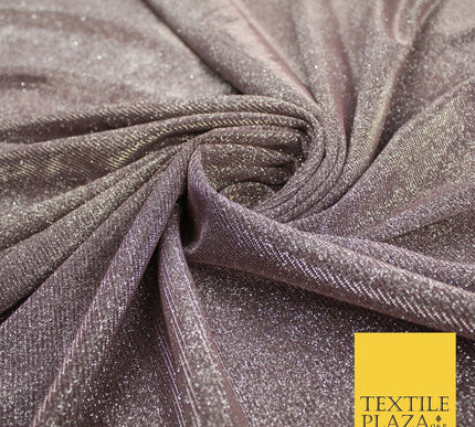 OVER 20 COLOURS - Sparkly Two Tone Glitter Stretch Shimmer Moonlight Fabric 56"