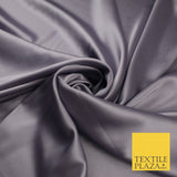OVER 30 COLOURS Fine Silky Smooth Liquid Sateen Satin Dress Fabric Drape Lining