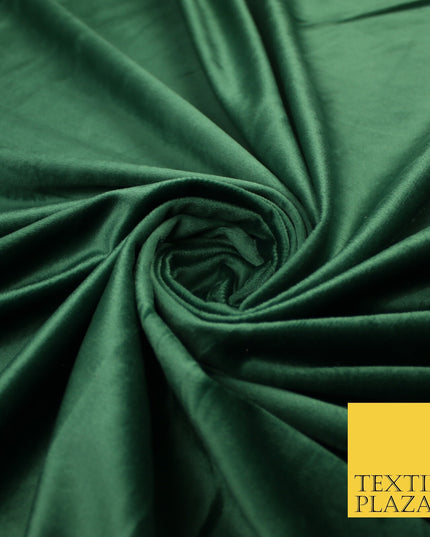 17 COLOURS - LUXURY Plush Plain Stretch Velvet Velour Fabric Material Craft 59"