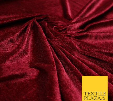 OVER 25 COLOURS Soft Plain Stretch Velvet Velour Fabric Material Dress Craft 58"