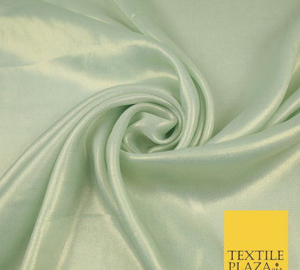 36 COLOURS - Fine Silky Metallic Foil Shimmer Satin Georgette Dress Fabric Drape