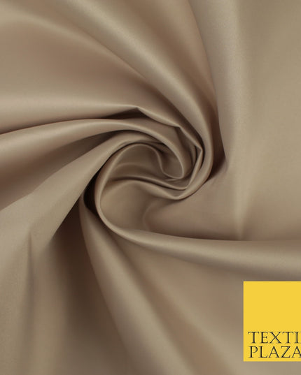 46 COLOURS Premium Plain Smooth Heavy Matt Duchess Bridal Satin Fabric Dress 60"