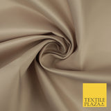 46 COLOURS Premium Plain Smooth Heavy Matt Duchess Bridal Satin Fabric Dress 60"