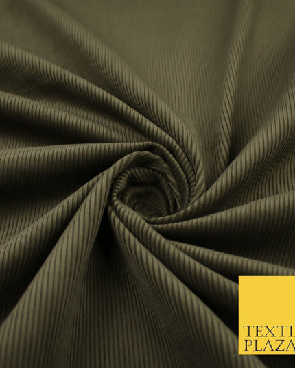 3 COLOURS - 17 Wale Needlecord Corduroy Fabric Upholstery Cushion Sofa 44" Wide