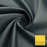 46 COLOURS Premium Plain Smooth Heavy Matt Duchess Bridal Satin Fabric Dress 60"