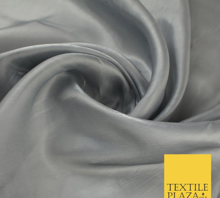 8 COLOURS Soft Glazed Shimmer Sheer Woven Polyester Satin Organza Feel Fabric