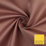 46 COLOURS Premium Plain Smooth Heavy Matt Duchess Bridal Satin Fabric Dress 60"