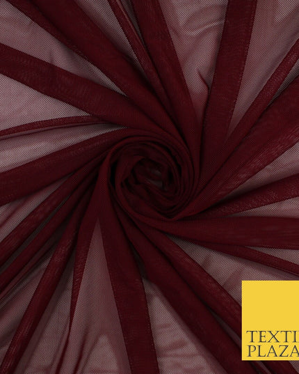 12 COLOURS Soft Power Mesh 4 Way Stretch Net Dress Dance Lingerie Fabric 58"