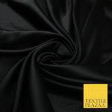 OVER 30 COLOURS Fine Silky Smooth Liquid Sateen Satin Dress Fabric Drape Lining