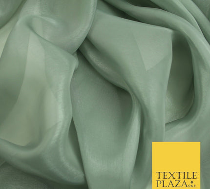 22 COLOURS - Soft Crystal Organza Shimmer Sheer Voile Draping Veil Dress Fabric