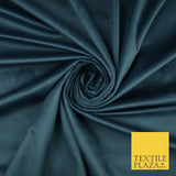 17 COLOURS - LUXURY Plush Plain Stretch Velvet Velour Fabric Material Craft 59"