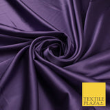 OVER 30 COLOURS Fine Silky Smooth Liquid Sateen Satin Dress Fabric Drape Lining