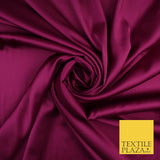 OVER 30 COLOURS Fine Silky Smooth Liquid Sateen Satin Dress Fabric Drape Lining