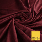 17 COLOURS - LUXURY Plush Plain Stretch Velvet Velour Fabric Material Craft 59"