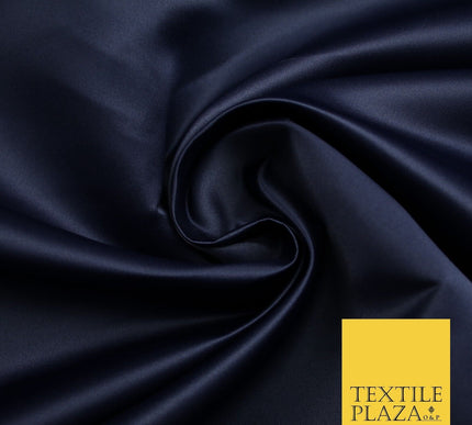 46 COLOURS Premium Plain Smooth Heavy Matt Duchess Bridal Satin Fabric Dress 60"