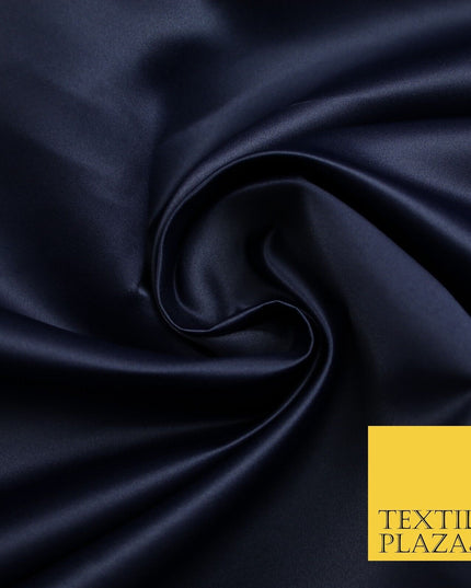 46 COLOURS Premium Plain Smooth Heavy Matt Duchess Bridal Satin Fabric Dress 60"