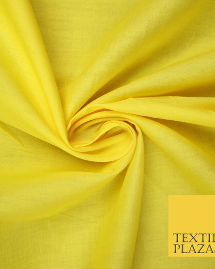 PREMIUM POPLIN 100% PURE COTTON SOLID PLAIN DYED FABRIC DRESS CRAFT MATERIAL 59"