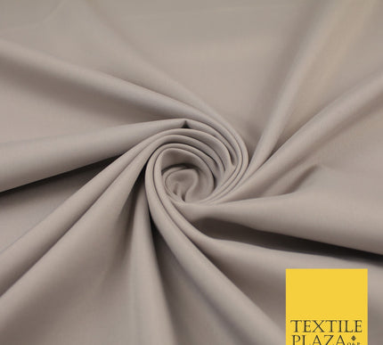 16 COLOURS - Plain Soft Smooth Crisp 100% Polyester Dress Fabric Suiting Craft