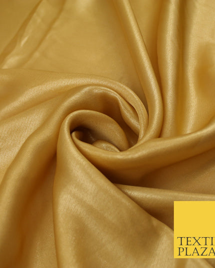 36 COLOURS - Fine Silky Metallic Foil Shimmer Satin Georgette Dress Fabric Drape