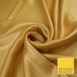36 COLOURS - Fine Silky Metallic Foil Shimmer Satin Georgette Dress Fabric Drape