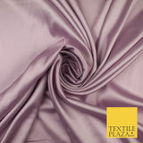 OVER 30 COLOURS Fine Silky Smooth Liquid Sateen Satin Dress Fabric Drape Lining
