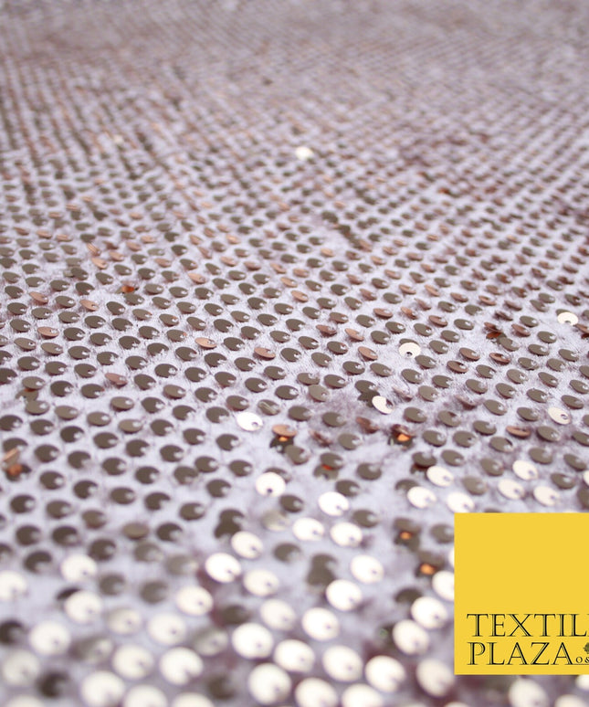 Luxury Sequin Embroidered Stretch Velvet Dress Fabric Fashion Party Upholstery