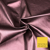 WINE Shiny Premium Metallic Leatherette Fabric 300gsm Dancewear Craft 982