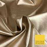 GOLD Shiny Premium Metallic Leatherette Fabric 300gsm Dancewear Craft 981