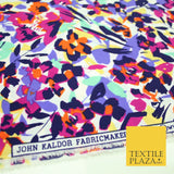 John Kaldor Abstract Small Ditsy Floral Brushstroke Polyester Dress Fabric 2635
