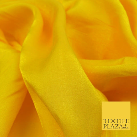 YELLOW Soft Smooth Silky Shimmer Polyester Woven Fabric Lining Salwar 1499