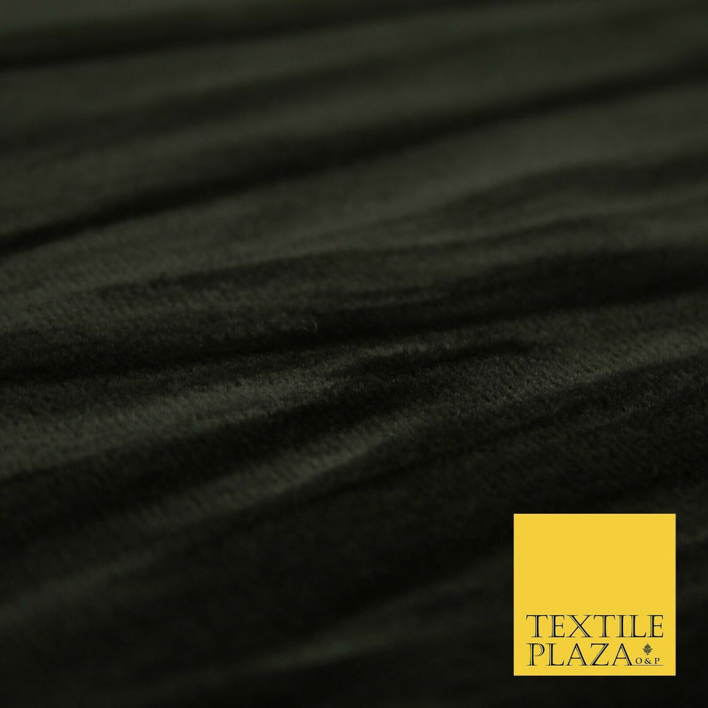 Premium Dark Cocoa Brown Weathered Creased Velour Fabric 69" Super Wide 2220
