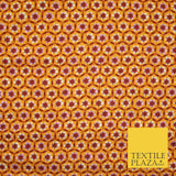High Quality Floral Abstract Spun Rayon Viscose Dress Print Fabric Craft Summer