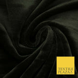 Premium Dark Cocoa Brown Weathered Creased Velour Fabric 69" Super Wide 2220