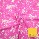 New High Quality Floral Flowers Monotone Tropical Printed Georgette Dress Fabric