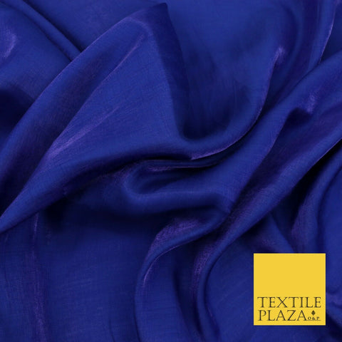 ROYAL BLUE Soft Smooth Silky Shimmer Polyester Woven Fabric Lining Salwar 1493