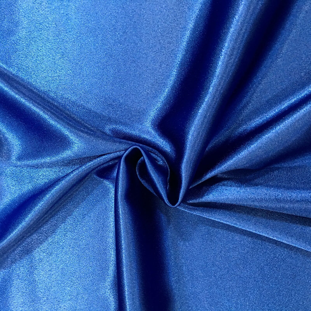 ROYAL BLUE Luxury Silky Crepe Back Satin- Dress Wedding Prom Bridal 45" - SE113