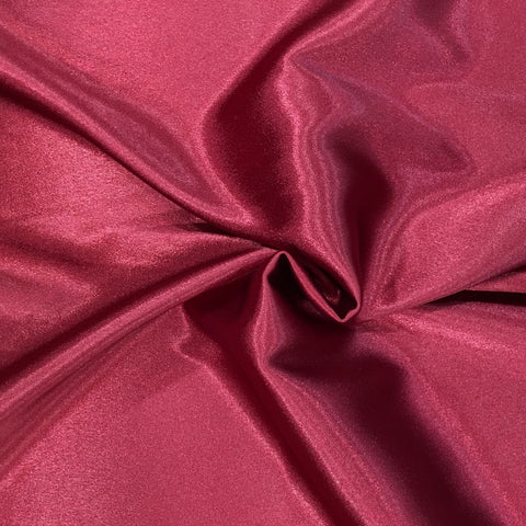 MAROON Luxury Silky Crepe Back Satin- Dress Wedding Prom Bridal 45" - SE108