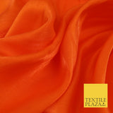 ORANGE Soft Smooth Silky Shimmer Polyester Woven Fabric Lining Salwar 1497