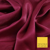 DARK RASPBERRY Soft Smooth Silky Shimmer Polyester Woven Fabric LiningSalwar1495