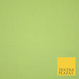 Pale Green Premium Plain Cotton Linen Fabric Material Fashion Craft Curtain 2213