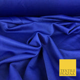 ROYAL BLUE Premium Plain Scuba Bodycon Fabric Stretch Jersey Neoprene 1327