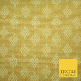 Waffle Diamond Sunflower Ornate 1/2 Panama Canvas Fabric Sofa Upholstery Curtain