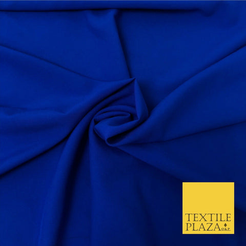 Royal Blue Premium Plain Bi-Stretch Fabric - Uniform Suit Trousers 58" SA208