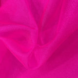 HOT PINK Premium Japanese Crystal Organza Bridal Wedding Veil Glitter QA174