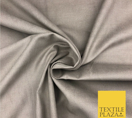 Silver Premium Plain Needlecord Fabric Babycord Corduroy Dress Craft - QG563