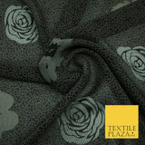 New High Quality Floral Abstract Flowers Tropical Printed Georgette Dress Fabric
