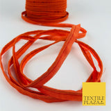 10mm Orange Piping Gotta Flange Edging Border Trim Indian Ribbon (X36)