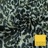 4 Way Stretch Cheetah Print Metallic Dot Jersey Power Net Mesh Dress Fabric 2420