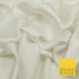WHITE GOLD Fine Silky Metallic Shimmer Satin Georgette Dress Fabric Drape 1419
